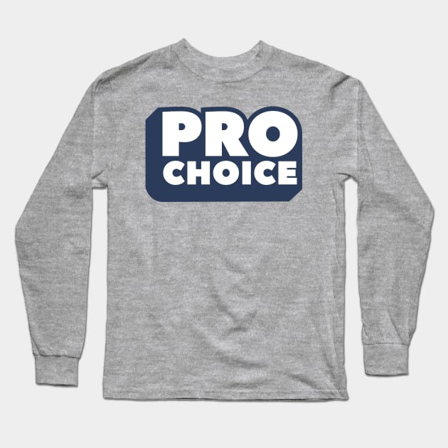 Retro 70s Pro Choice T-Shirt Long Sleeve T-Shirt by FeministShirts